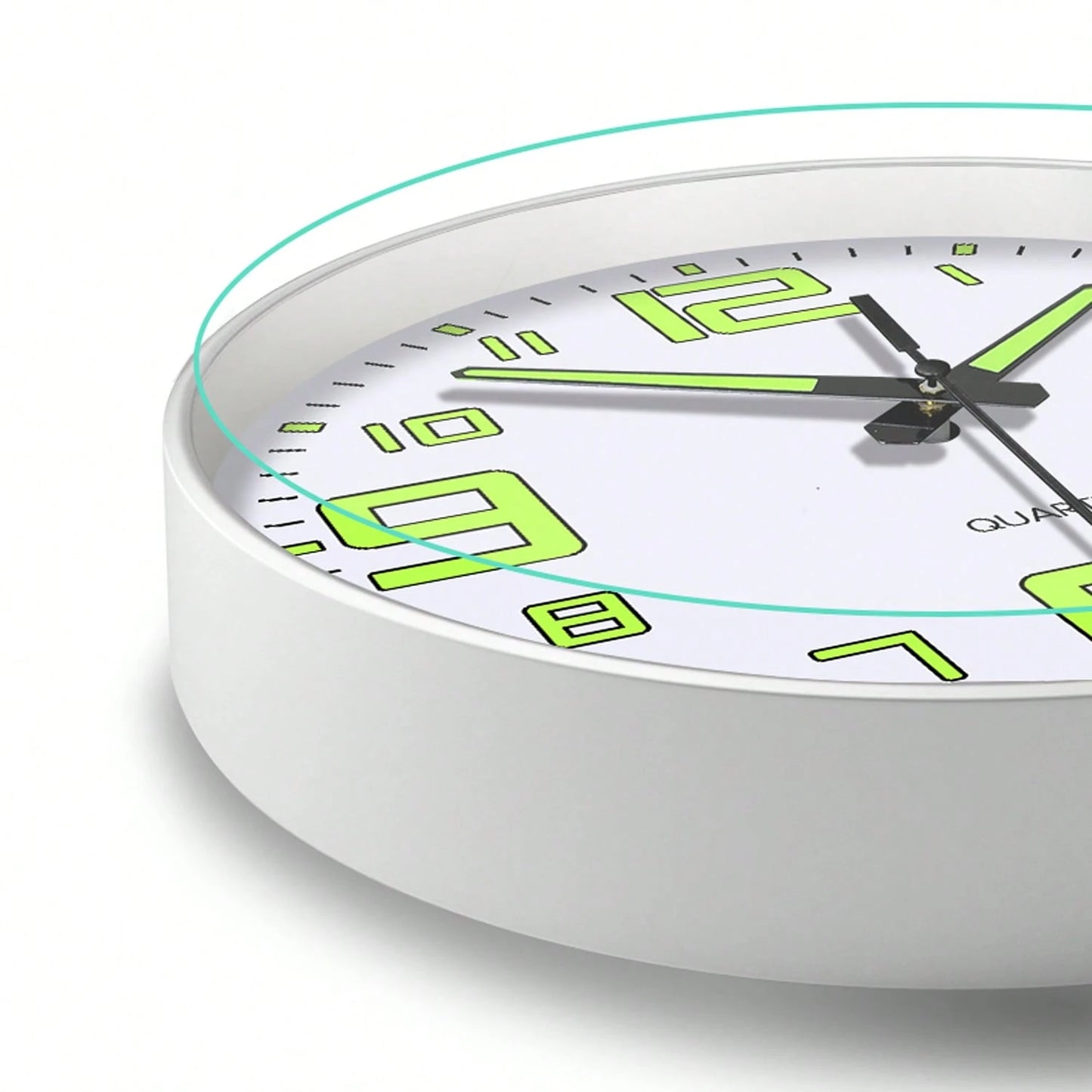 🌙 Oplichtende Wandklok – Stil & Stijlvol