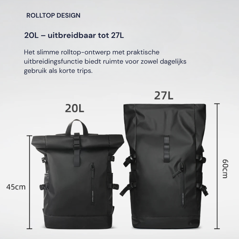 Stijlvolle Travel Backpack – Voor Stad, Werk & Avontuur