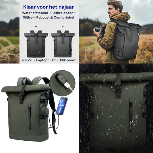 Stijlvolle Travel Backpack – Voor Stad, Werk & Avontuur