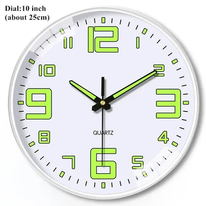 🌙 Oplichtende Wandklok – Stil & Stijlvol