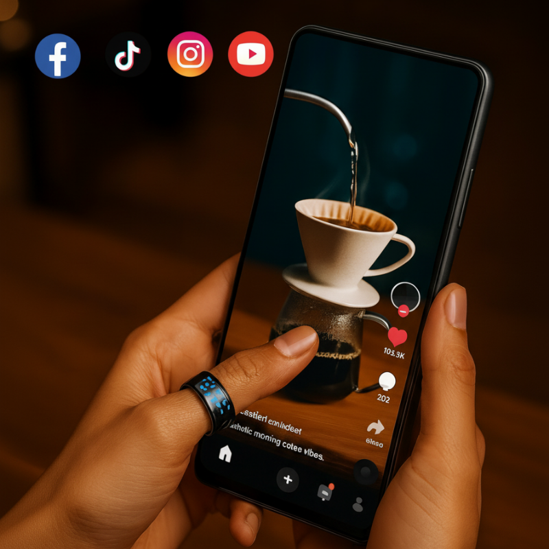 De SR08 - Beste Smart Ring van 2025 — nu tijdelijk bereikbaar