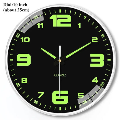 🌙 Oplichtende Wandklok – Stil & Stijlvol