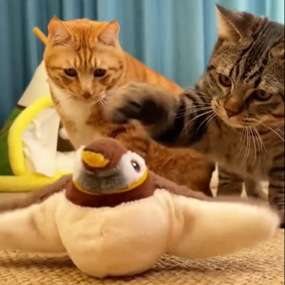 Interactieve mus die flappert en tjilpt voor je kat