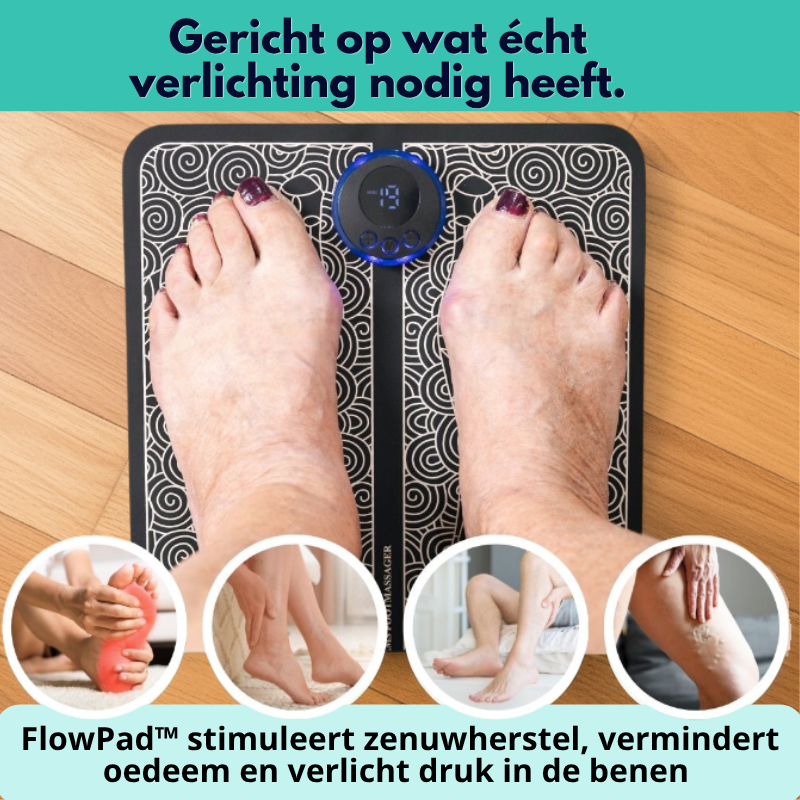 FlowPad™ – Elektrische voetmassager